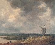 Jan van  Goyen Windmill oil painting reproduction